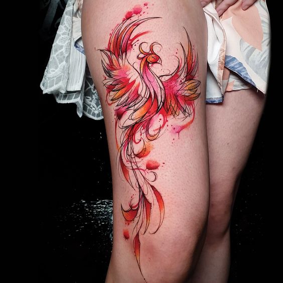 60+ Superb Pheonix Tattoo For Women