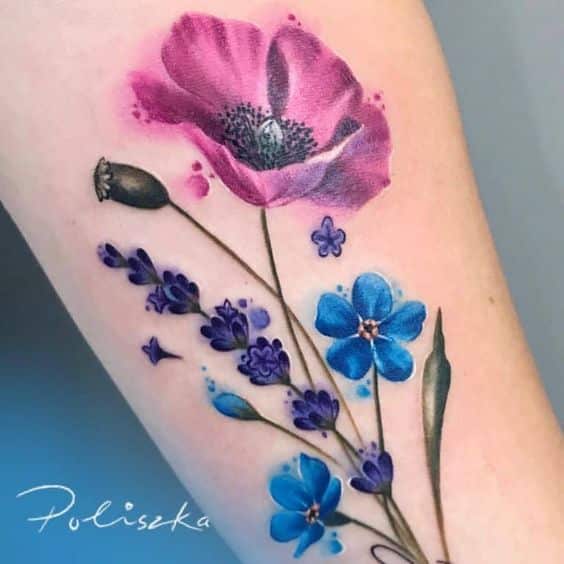 53+ Fabulous Forget Me Not Flower Tattoo