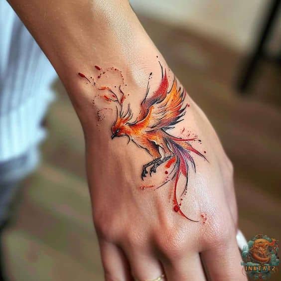 60+ Superb Pheonix Tattoo For Women