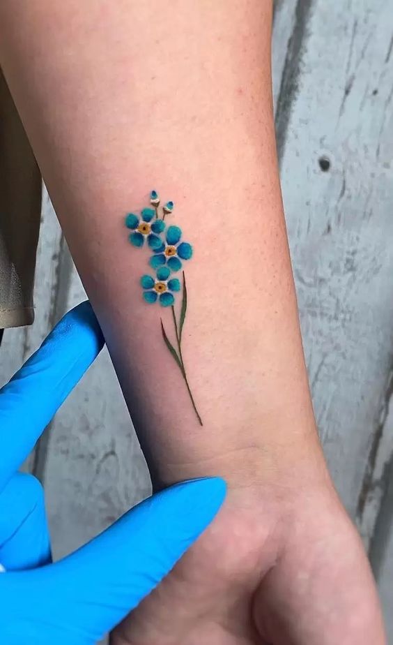 53+ Fabulous Forget Me Not Flower Tattoo