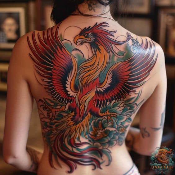 60+ Superb Pheonix Tattoo For Women