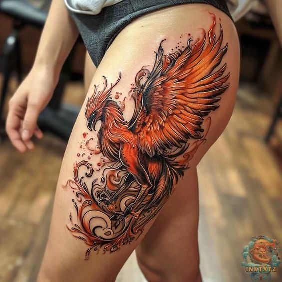 60+ Superb Pheonix Tattoo For Women