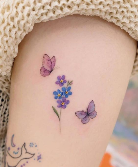 53+ Fabulous Forget Me Not Flower Tattoo