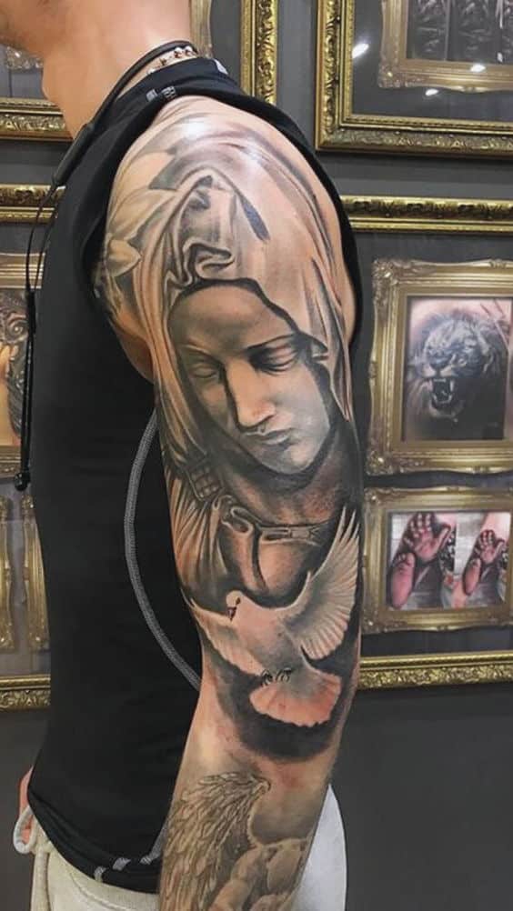 52+ Inspiring Virgen Mary Tattoo