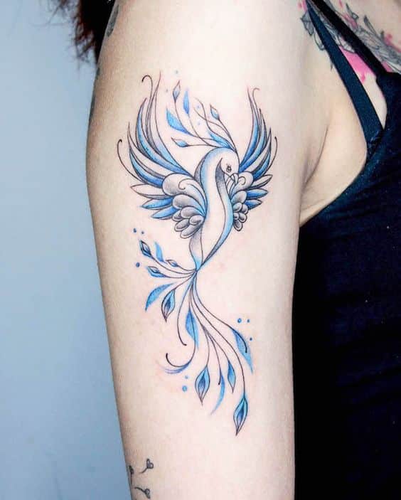 60+ Superb Pheonix Tattoo For Women