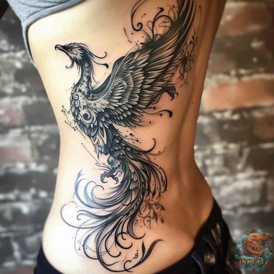 60+ Superb Pheonix Tattoo For Women