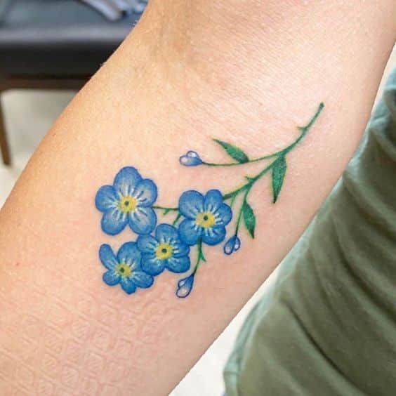 53+ Fabulous Forget Me Not Flower Tattoo