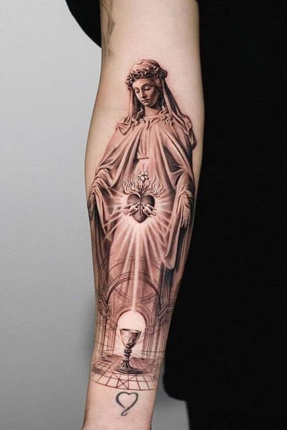 52+ Inspiring Virgen Mary Tattoo