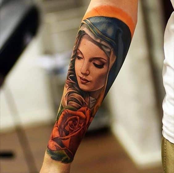 52+ Inspiring Virgen Mary Tattoo