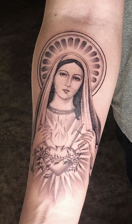 52+ Inspiring Virgen Mary Tattoo