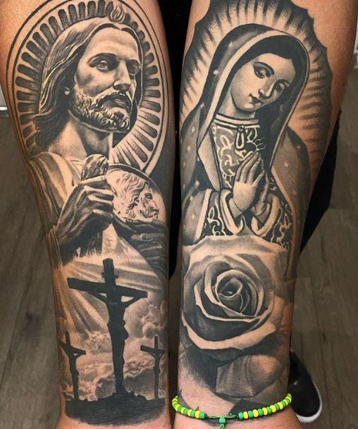 52+ Inspiring Virgen Mary Tattoo