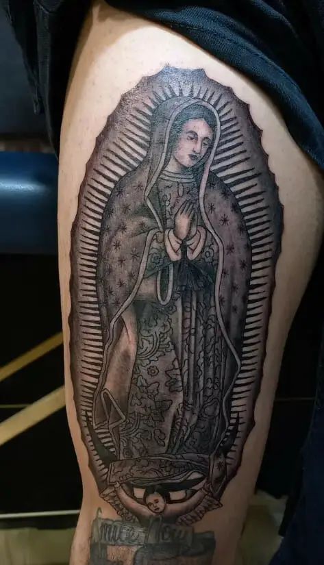 52+ Inspiring Virgen Mary Tattoo