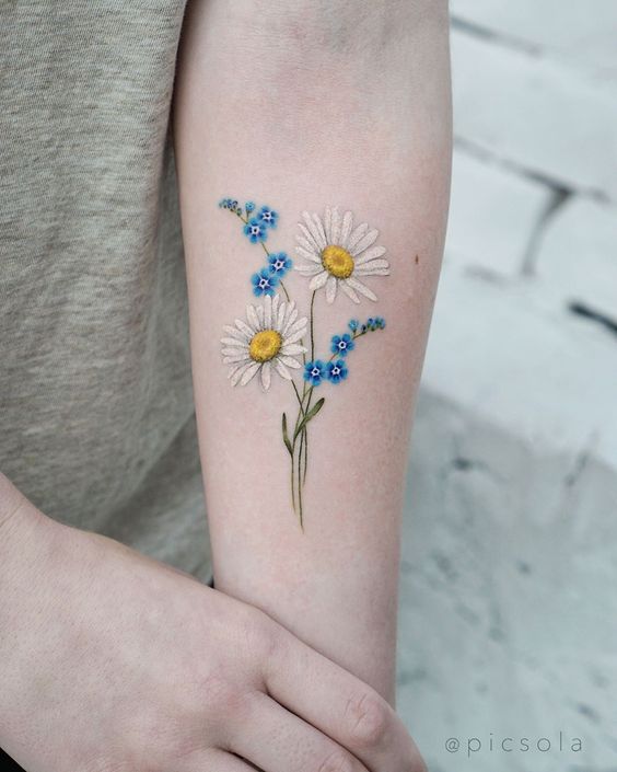 53+ Fabulous Forget Me Not Flower Tattoo