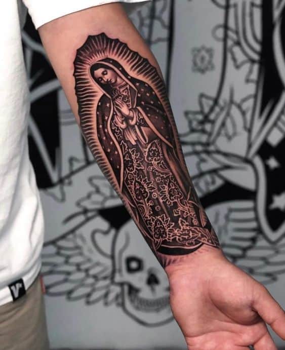 52+ Inspiring Virgen Mary Tattoo