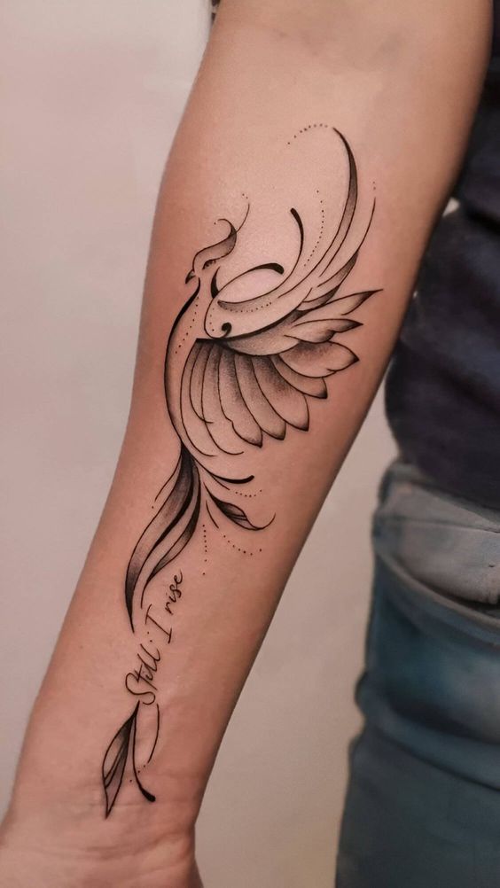 60+ Superb Pheonix Tattoo For Women