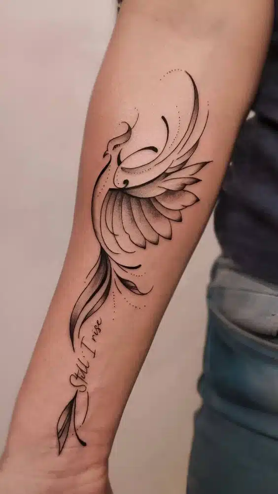 60+ Superb Pheonix Tattoo For Women