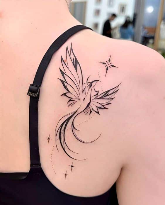 60+ Superb Pheonix Tattoo For Women