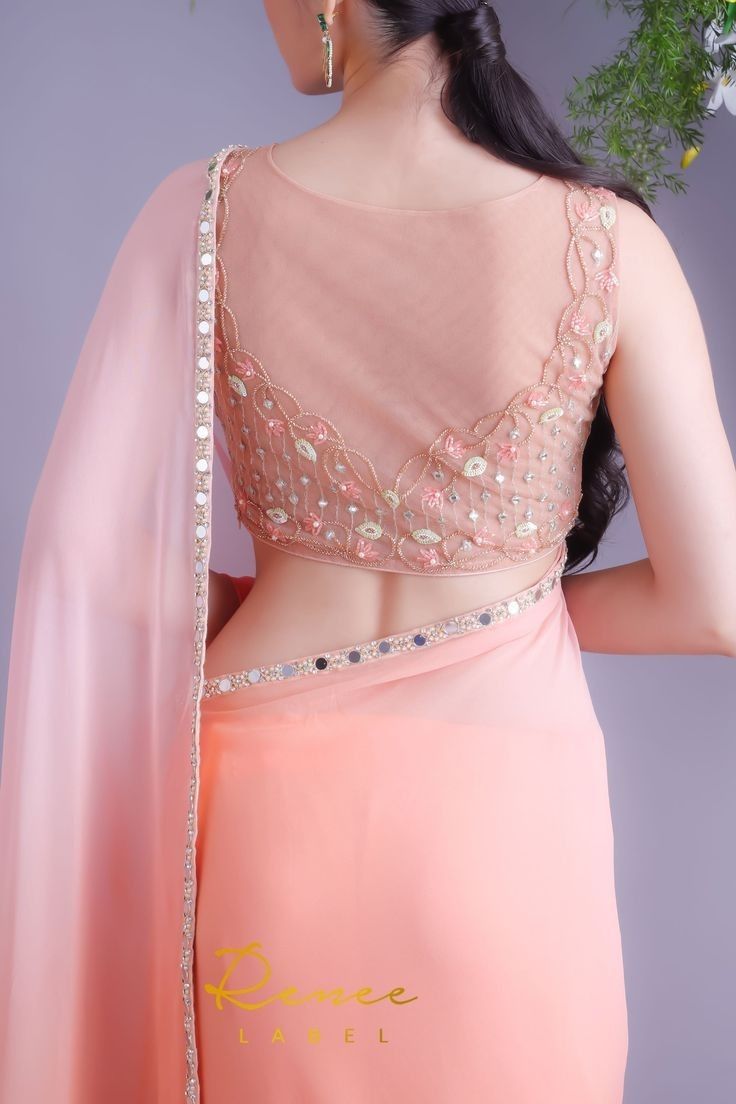 90+ Stylish Net Blouse Designs That Suits Every Saree