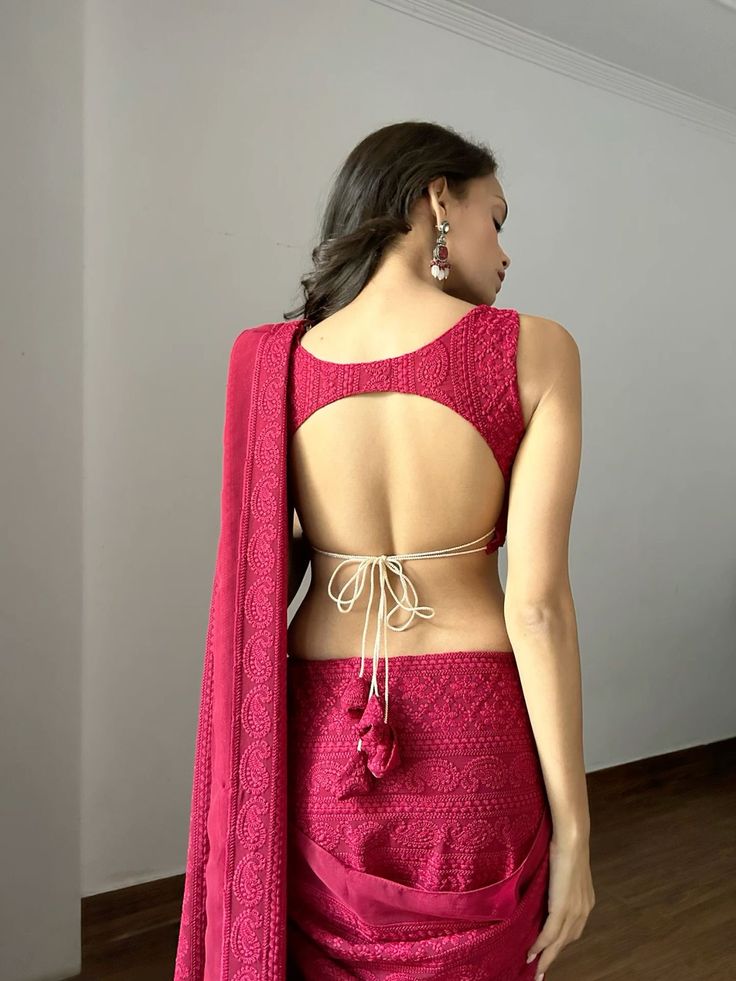 Stunning Dori Blouse Back Designs to Elevate Your Ethnic Look