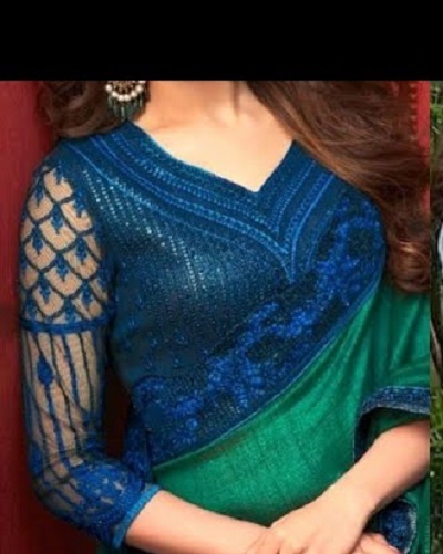 90+ Stylish Net Blouse Designs That Suits Every Saree