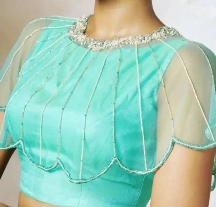 90+ Stylish Net Blouse Designs That Suits Every Saree