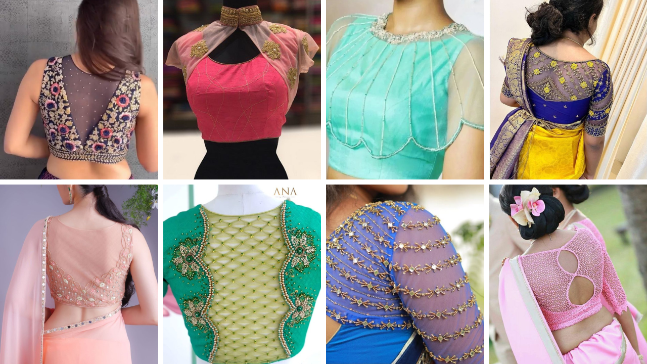 90+ Stylish Net Blouse Designs That Suits Every Saree