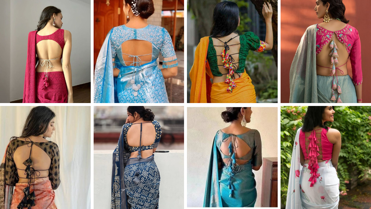 33+ Stunning Dori Blouse Back Designs to Elevate Your Ethnic Look