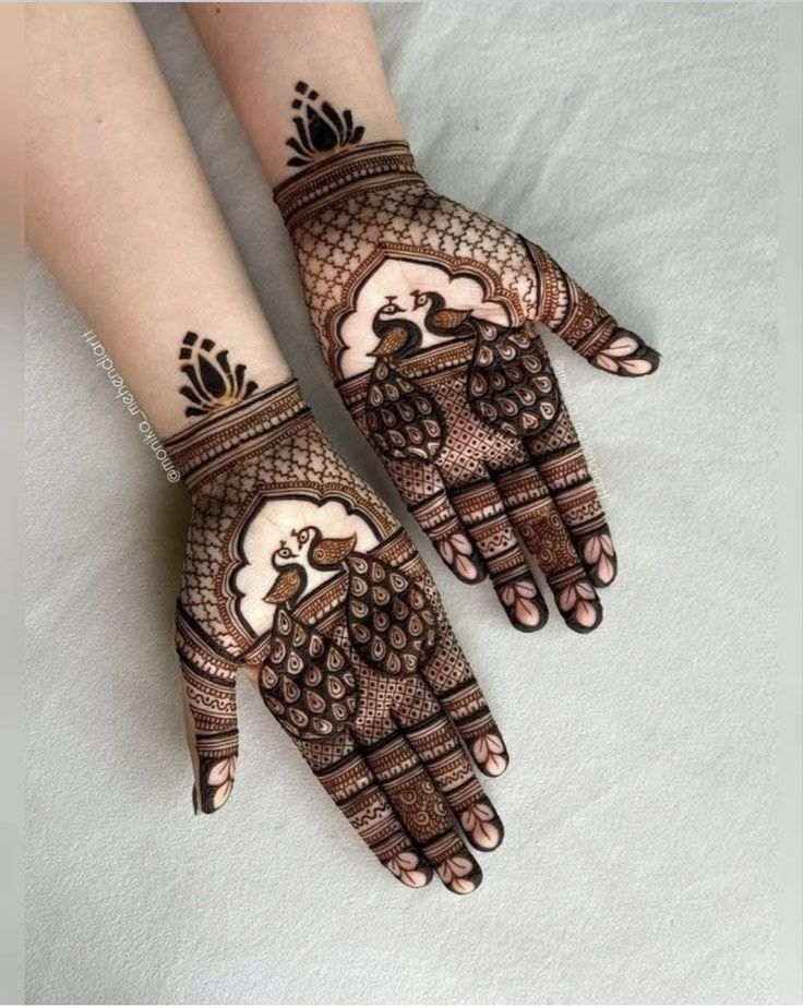 66+ Beautiful Peacock Mehndi Designs (2025)