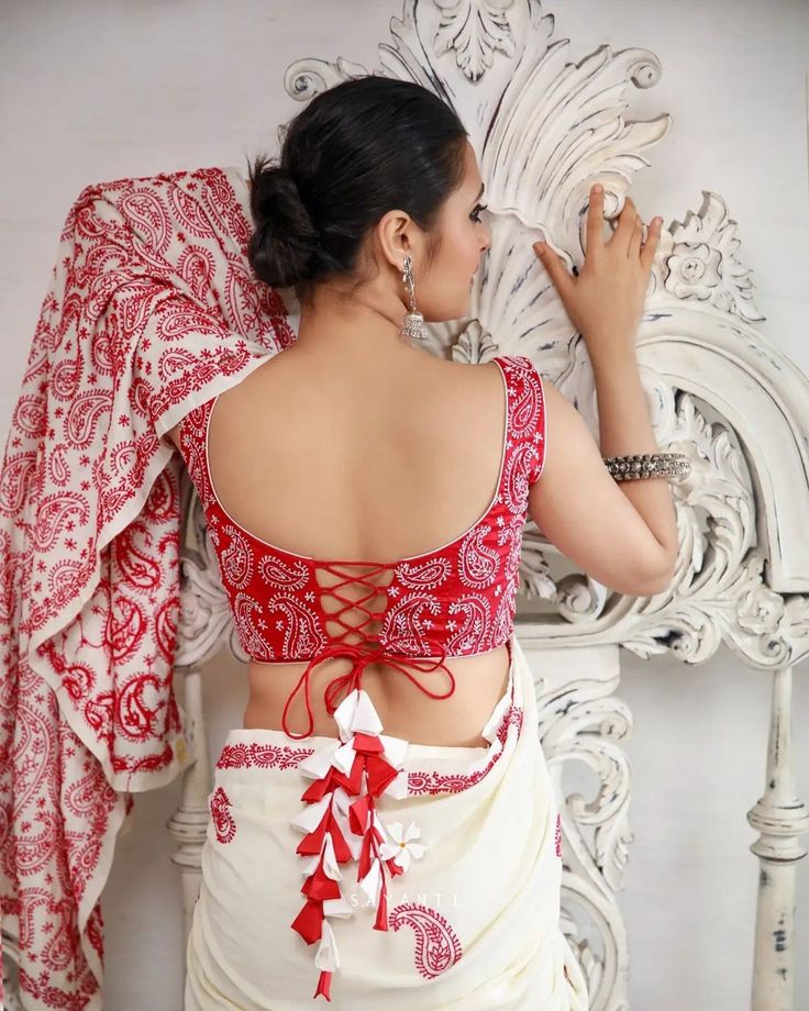 Stunning Dori Blouse Back Designs to Elevate Your Ethnic Look