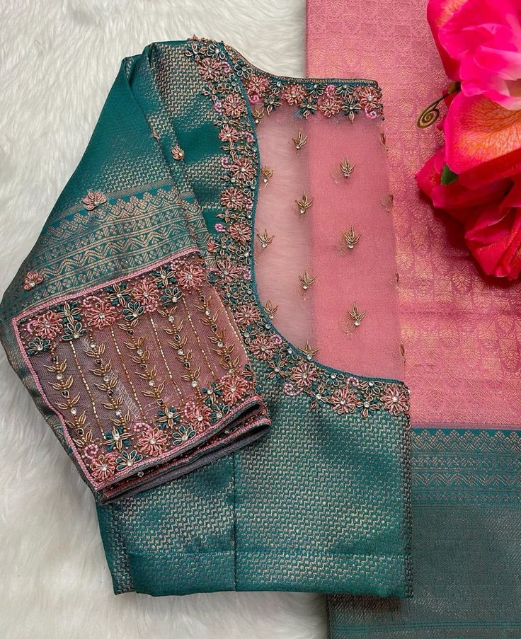 90+ Stylish Net Blouse Designs That Suits Every Saree