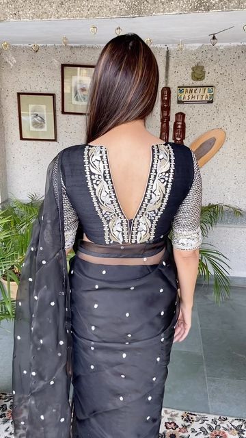 Blouse Back Neck Designs