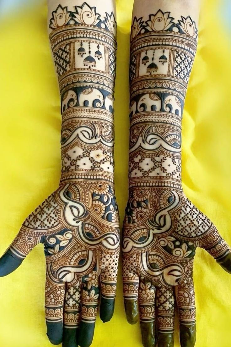 60+ Trendy Royal Front Hand Mehndi Design For Your Wedding