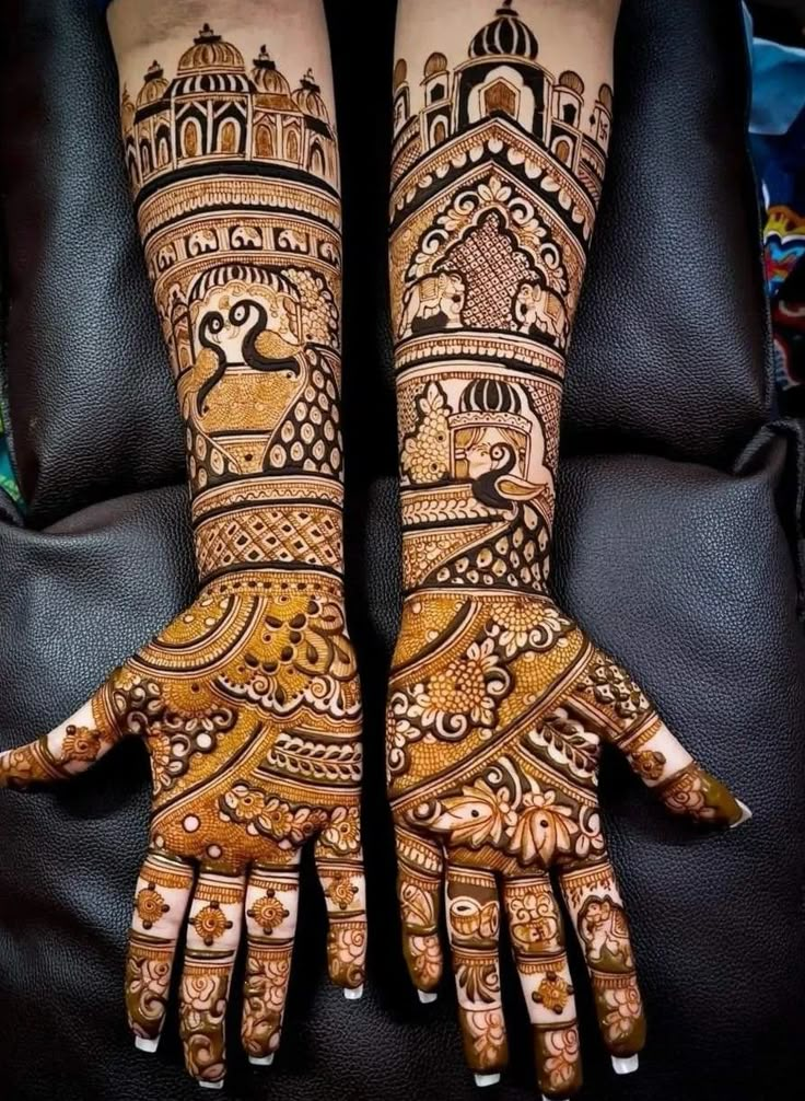 60+ Trendy Royal Front Hand Mehndi Design For Your Wedding