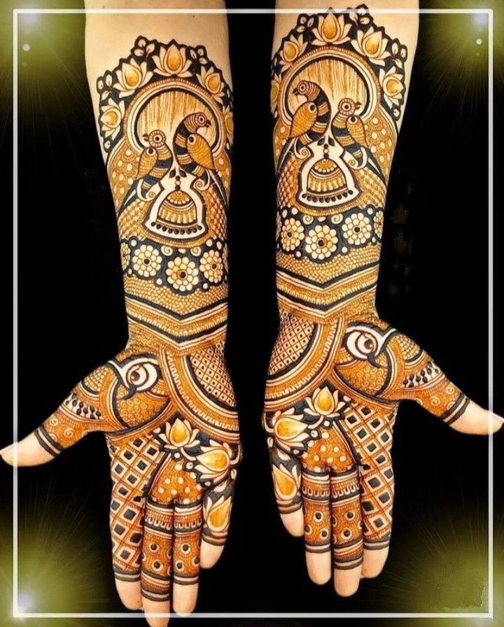 60+ Trendy Royal Front Hand Mehndi Design For Your Wedding