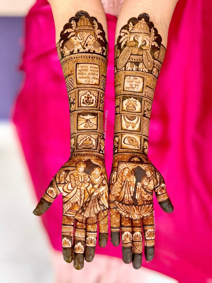 60+ Trendy Royal Front Hand Mehndi Design For Your Wedding