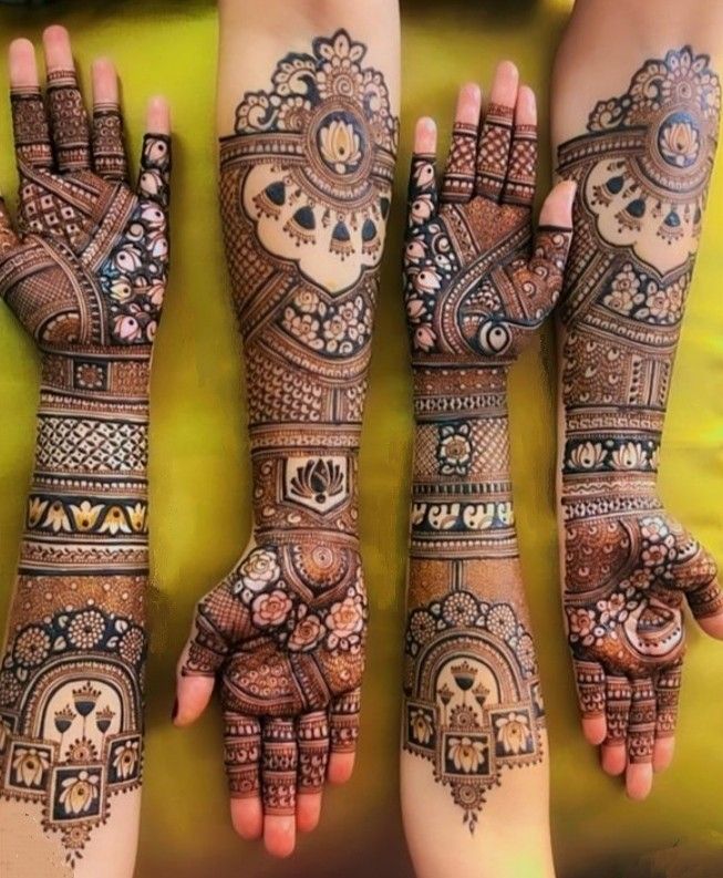 60+ Trendy Royal Front Hand Mehndi Design For Your Wedding