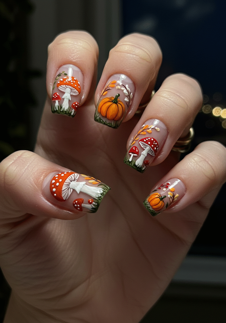pumpkin nail 6