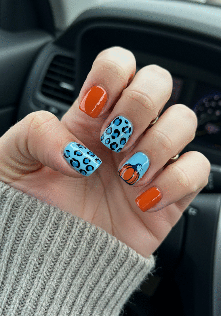 pumpkin nail 5