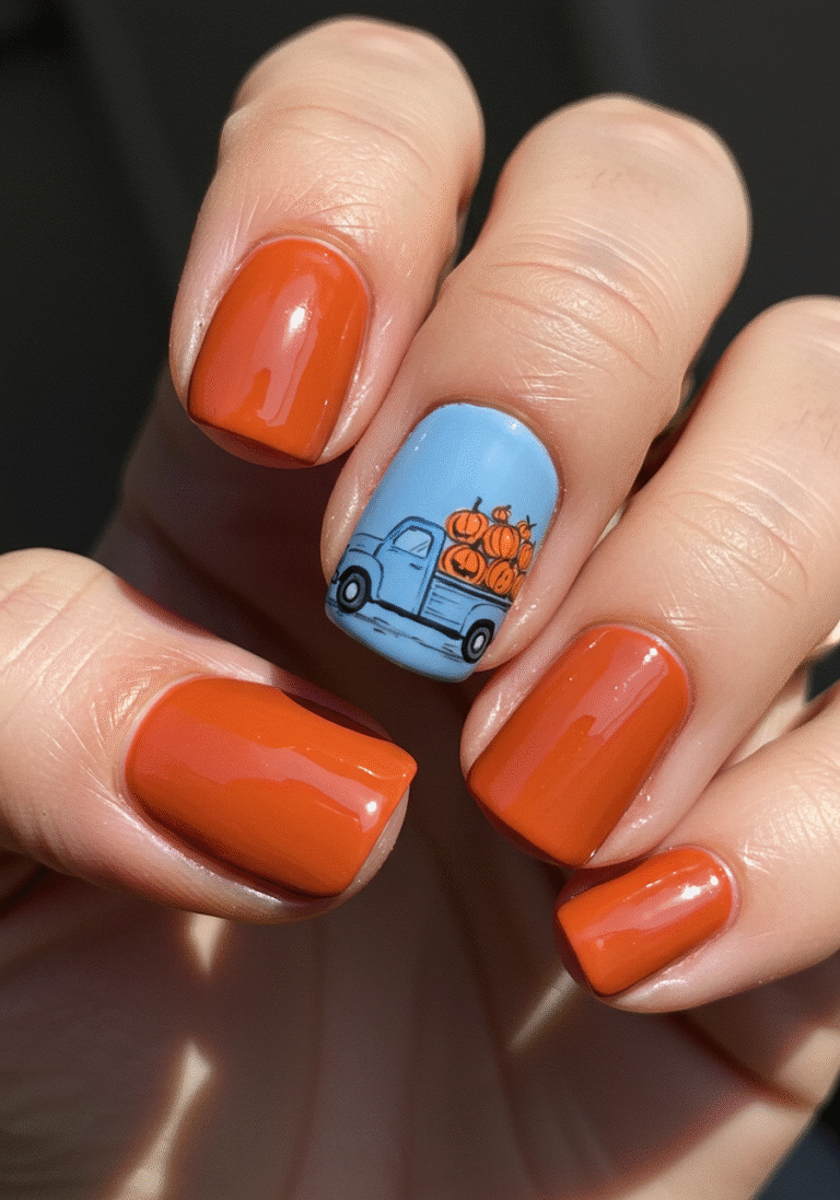 pumpkin nail 4