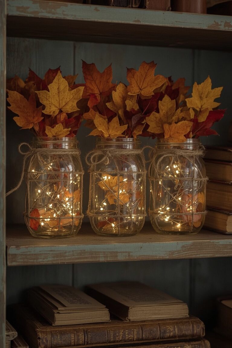 16. DIY Mason Jar Lights