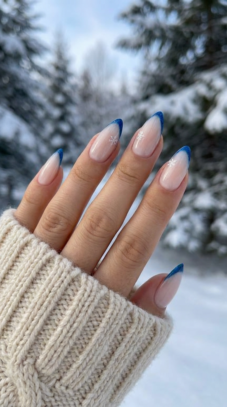 Snowflake French Fade